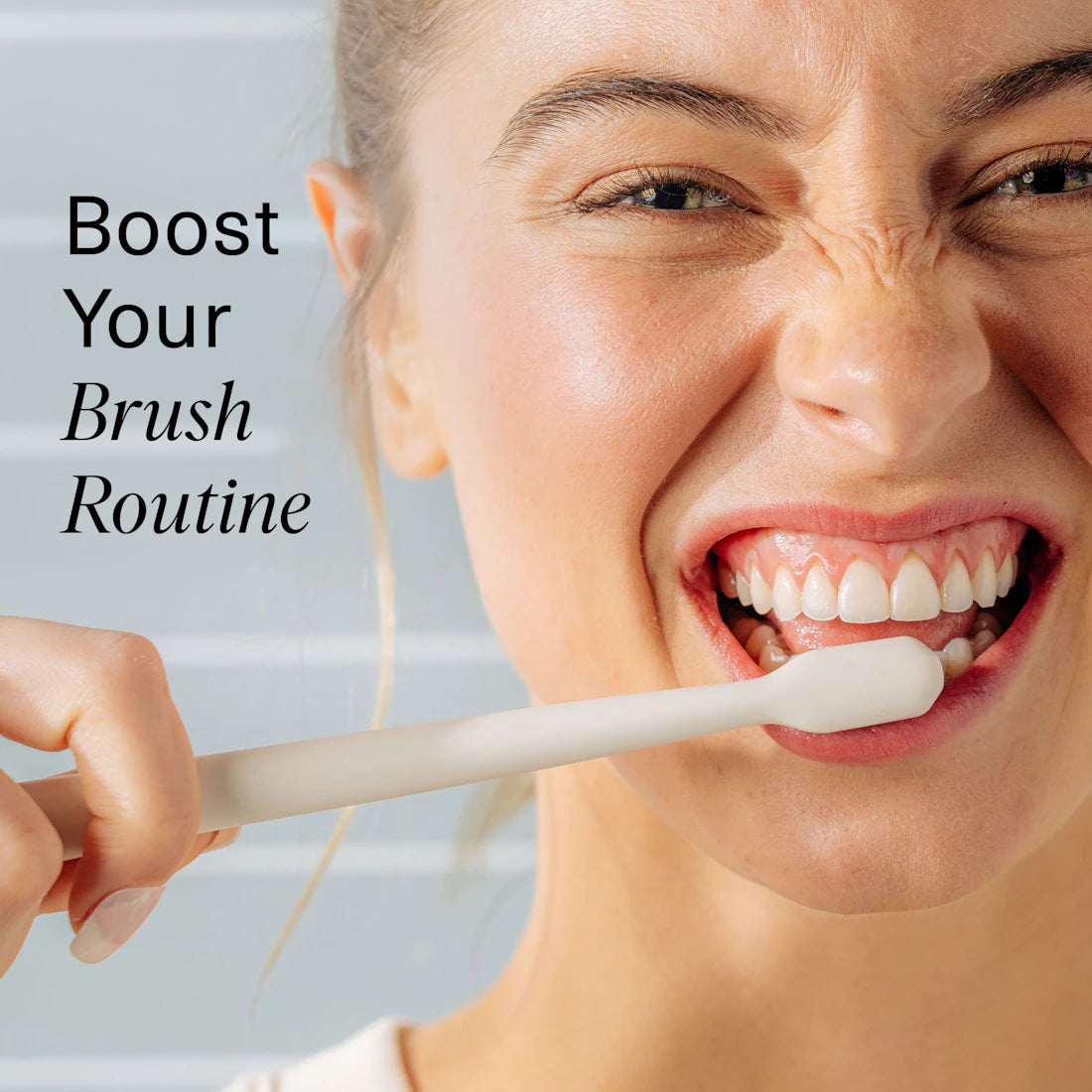 BrightBoost Whitening Powder: Upgrade your brush routine for better enamel health and a brighter smile.