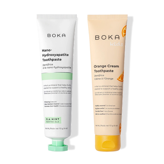 N-Ha Toothpaste 2-Pack with nano-hydroxyapatite to fortify enamel and remineralize teeth.